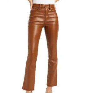 GOOD AMERICAN GOOD CLASSIC Faux Leather Pants 10